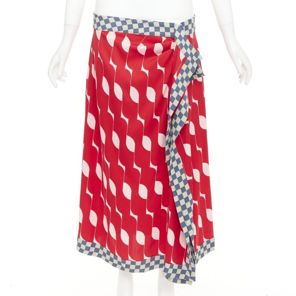 Dries Van Noten 2024 Silk Wrap Skirt